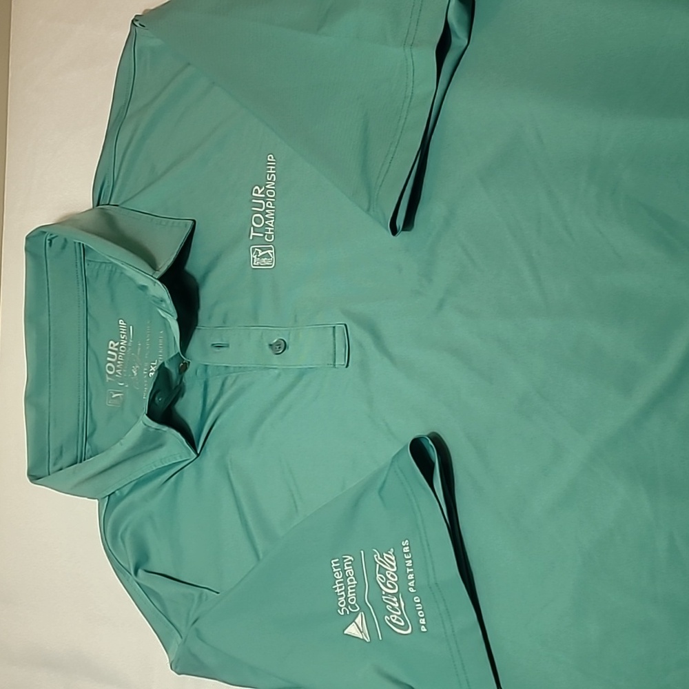 PGA TOUR CHAMPIONSHIP Bobby Jones  seafoam green golf polo shirt size 3XL NWOT